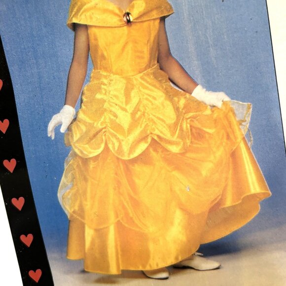 Belle Yellow Iconic Dress Gown Secrets Nunley Collection Child 6-8 NWT NOS - Picture 8 of 15